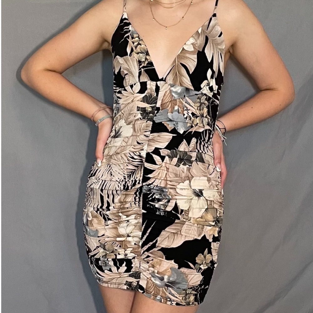 Floral cocktail dress